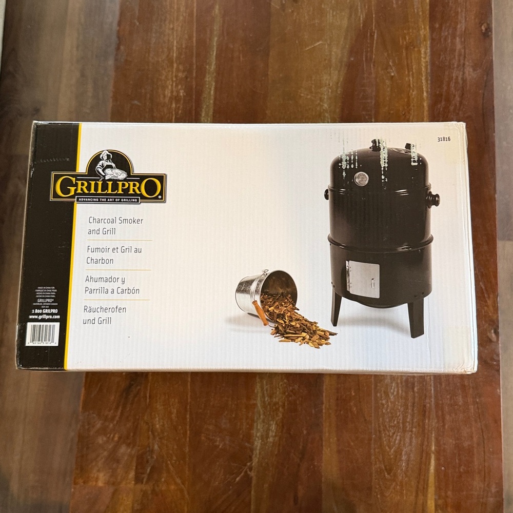 GrillPro 18 inch Charcoal Smoker and Grill